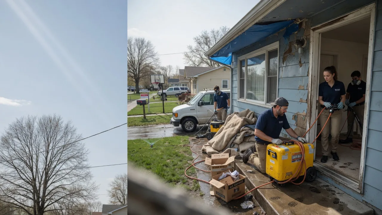 Basement Flood Cleanup in Thorntown, IN near me